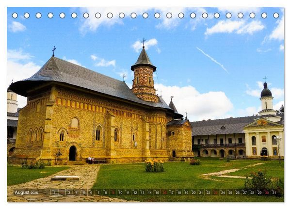 Produktbild: Kl&ouml;ster in der Bucovina (Tischkalender 2026 DIN A5 quer), CALVENDO Monatskalender
