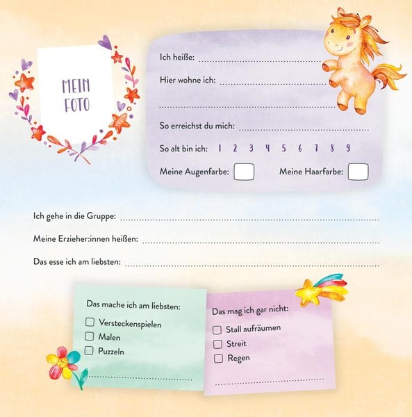 Produktbild: Meine Kindergartenfreunde - Einh&ouml;rner