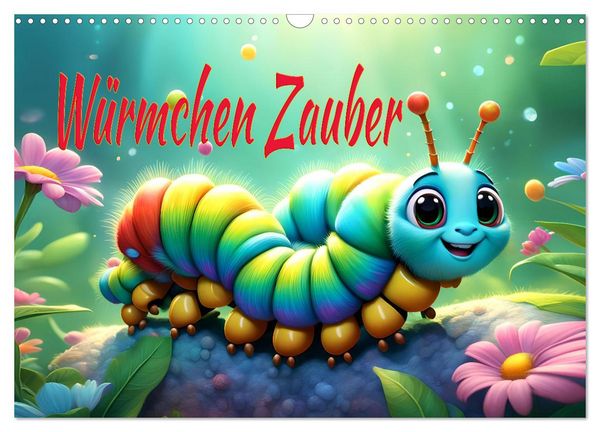 Produktbild: W&uuml;rmchen Zauber (Wandkalender 2026 DIN A3 quer), CALVENDO Monatskalender