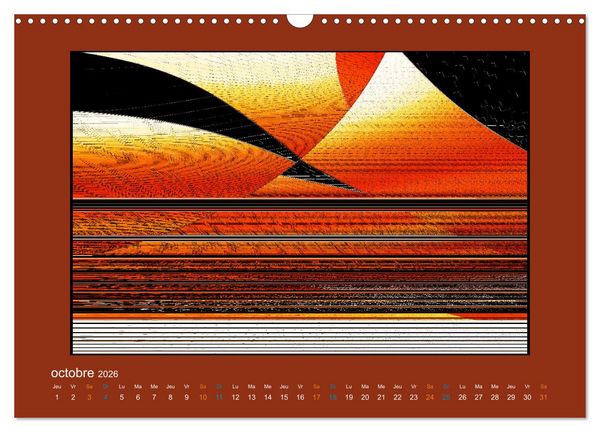 Produktbild: L'&acirc;me sauvage de l'abstrait (Calendrier mural 2026 DIN A3 vertical), CALVENDO calendrier mensuel