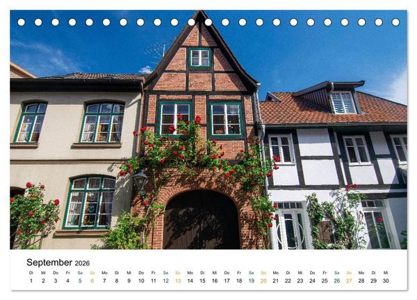 Produktbild: L&uuml;neburg (Tischkalender 2026 DIN A5 quer), CALVENDO Monatskalender