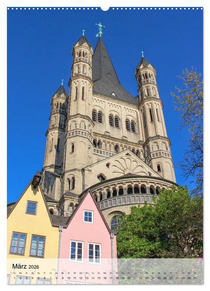 Produktbild: Altes K&ouml;ln (Wandkalender 2026 DIN A2 hoch), CALVENDO Monatskalender