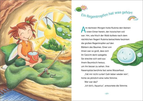 Produktbild: Rubinia Wunderherz, die mutige Waldelfe (Band 3) - Der verschwundene Fluss