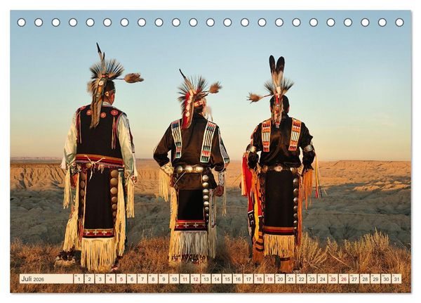 Produktbild: Sioux Im Lande von Sitting Bull (Tischkalender 2026 DIN A5 quer), CALVENDO Monatskalender