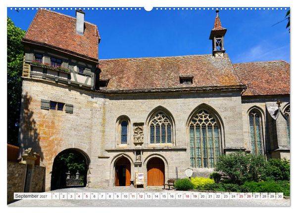 Produktbild: Rothenburg ob der Tauber. Sehensw&uuml;rdigkeiten. (hochwertiger Premium Wandkalender 2027 DIN A2 quer), Kunstdruck in Hochglanz