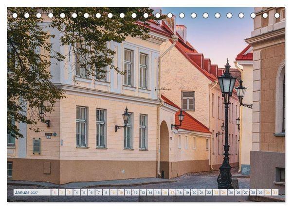 Produktbild: Nordischer Glanz &ndash; Tallinn - Riga - Vilnius (Tischkalender 2027 DIN A5 quer), CALVENDO Monatskalender