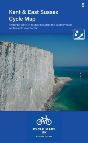 Produktbild: Kent Cycle Map featuring The High Weald and Kent Downs
