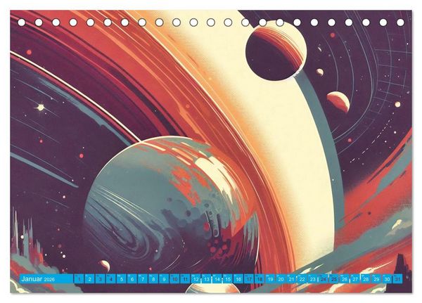 Produktbild: Lost Fiction (Tischkalender 2026 DIN A5 quer), CALVENDO Monatskalender