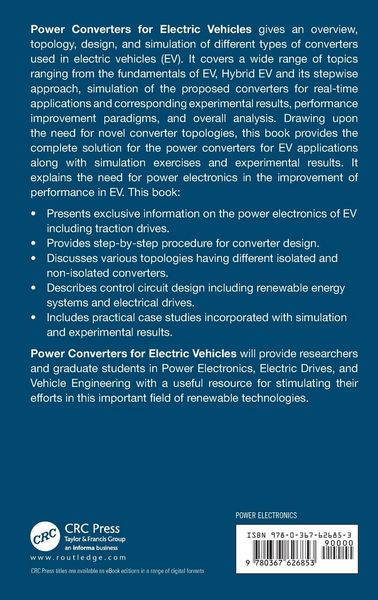 Produktbild: Power Converters for Electric Vehicles