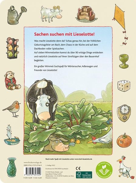 Produktbild: Was sucht Lieselotte? Das gro&szlig;e Such-und-Finde-Wimmelbuch