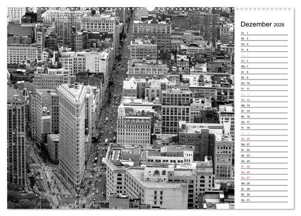 Produktbild: New York (hochwertiger Premium Wandkalender 2026 DIN A2 quer), Kunstdruck in Hochglanz