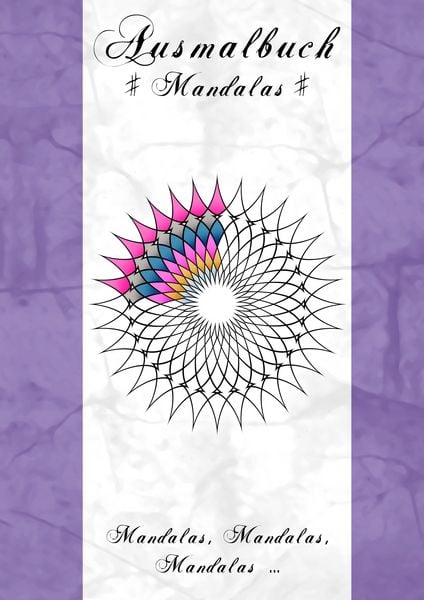 Ausmalbuch Mandalas, Taschenbuch von Mirko Krajewski, BoD – Books on Demand, 9783743140356