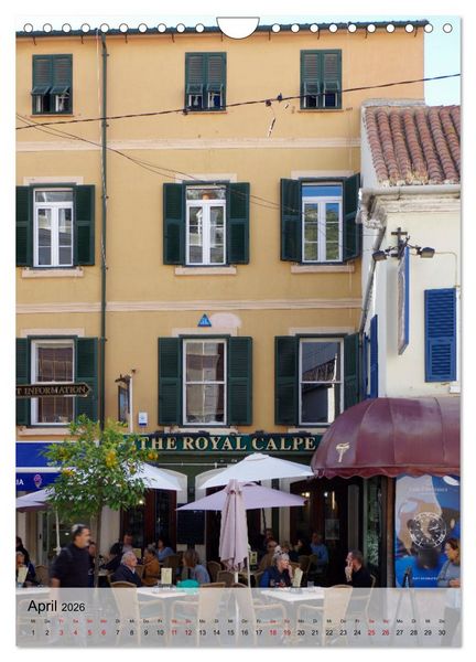 Produktbild: Gibraltar - Britische Kolonie am Mittelmeer (Wandkalender 2026 DIN A4 hoch), CALVENDO Monatskalender