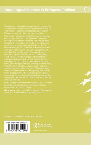 Produktbild: Party Strategies in Western Europe