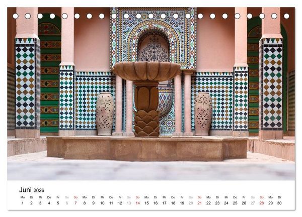 Produktbild: M&auml;rchenhaftes Marokko (Tischkalender 2026 DIN A5 quer), CALVENDO Monatskalender