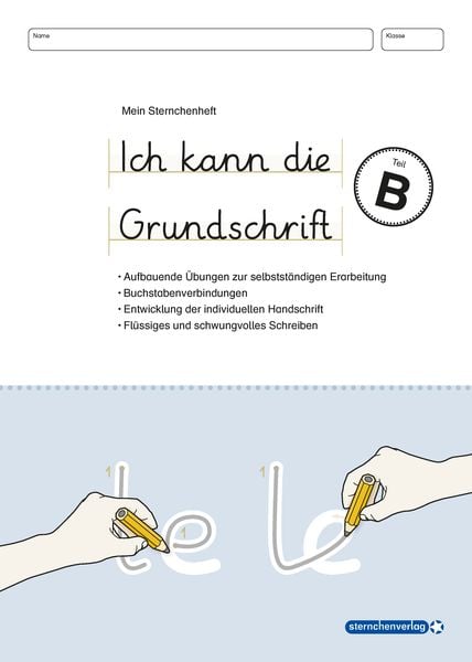 Produktbild: Ich kann die Grundschrift Teil B - &Uuml;bungsheft