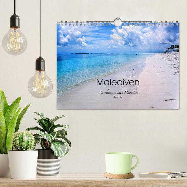 Produktbild: Malediven - Inseltraum im Paradies (Wandkalender 2026 DIN A4 quer), CALVENDO Monatskalender