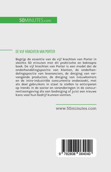 Produktbild: De vijf krachten van Porter