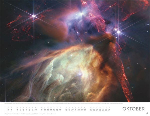 Produktbild: Das Universum Posterkalender 2027