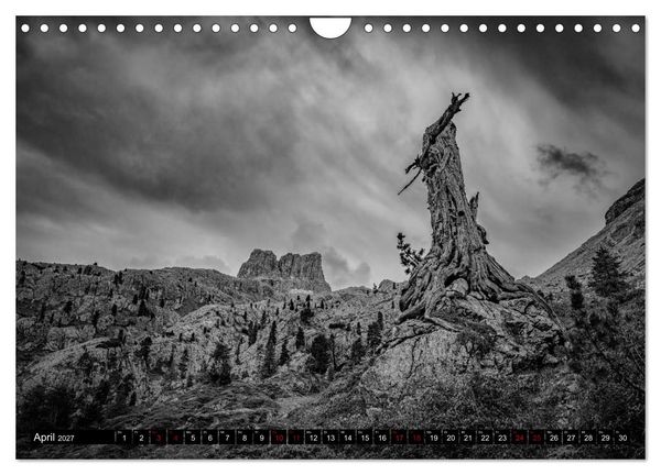 Produktbild: Dramatik in SW (Wandkalender 2027 DIN A4 quer), CALVENDO Monatskalender