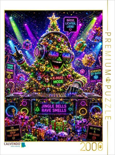 CALVENDO Puzzle x mas bash | 2000 Teile Lege-Größe 90x67cm Foto-Puzzle für glückliche Stunden