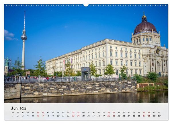 Produktbild: Berlin - Zwischen Alexanderplatz und Brandenburger Tor (Wandkalender 2026 DIN A2 quer), CALVENDO Monatskalender