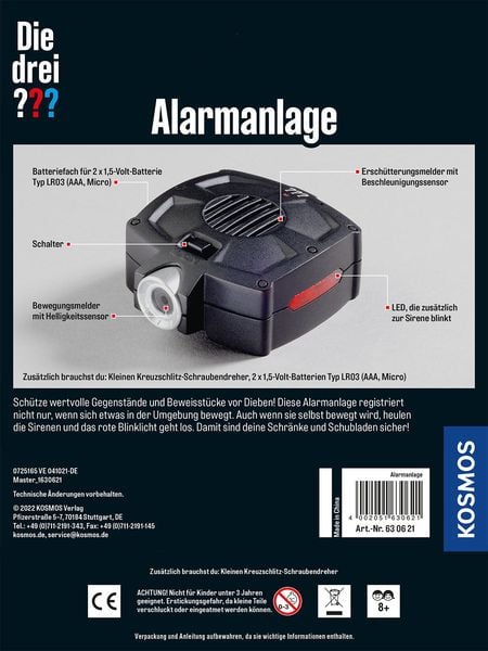 Produktbild: Die drei ??? Alarmanlage