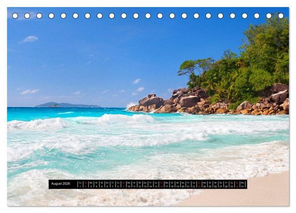 Produktbild: Seychellen (Tischkalender 2026 DIN A5 quer), CALVENDO Monatskalender