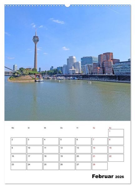 Produktbild: K&ouml;ln und D&uuml;sseldorf - Stadtmomente am Rhein (hochwertiger Premium Wandkalender 2026 DIN A2 hoch), Kunstdruck in Hochglanz