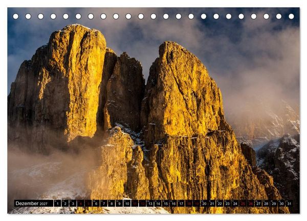 Produktbild: Sellagruppe. Dolomiten (Tischkalender 2027 DIN A5 quer), CALVENDO Monatskalender