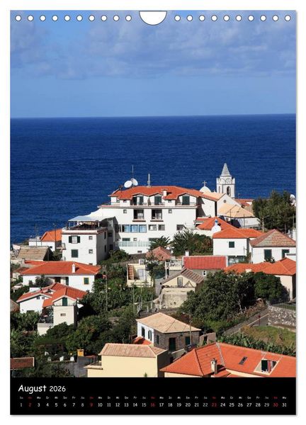 Produktbild: MADEIRA (Wandkalender 2026 DIN A4 hoch), CALVENDO Monatskalender