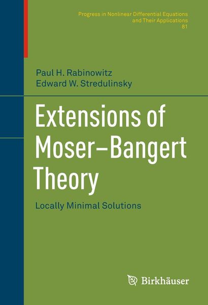 Produktbild: Extensions of Moser-Bangert Theory