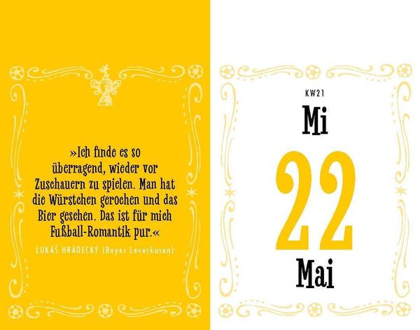 Traumfußball - Der Arnd-Zeigler-Kalender 2024