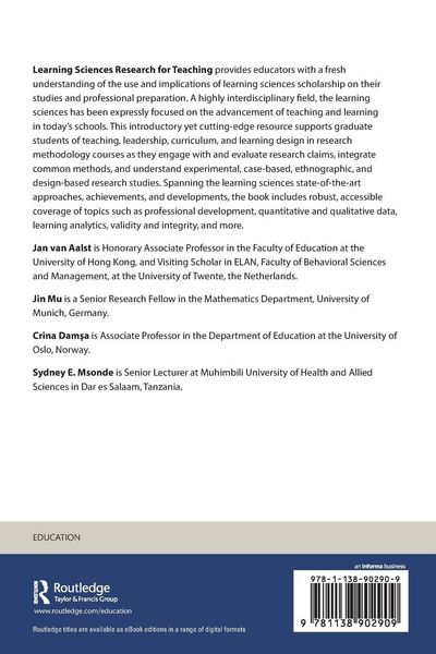 Produktbild: Learning Sciences Research for Teaching