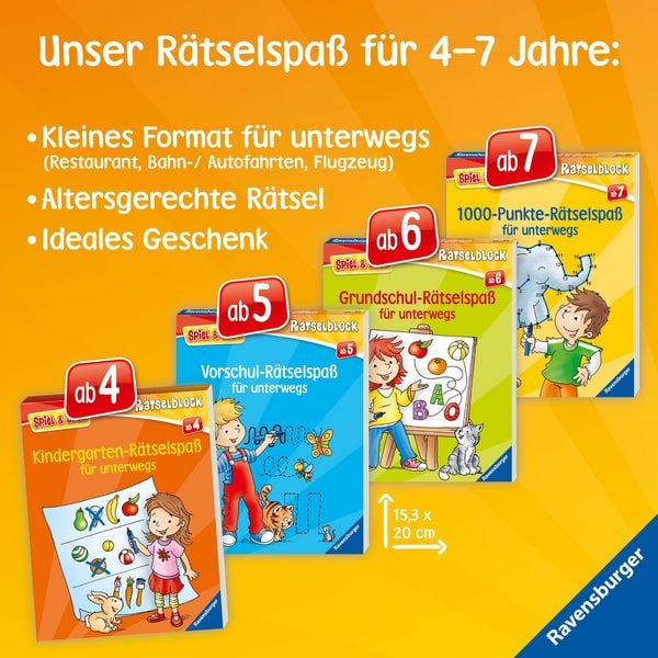 Produktbild: Spiel & Spa&szlig; - Grundschul-R&auml;tselspa&szlig; f&uuml;r unterwegs