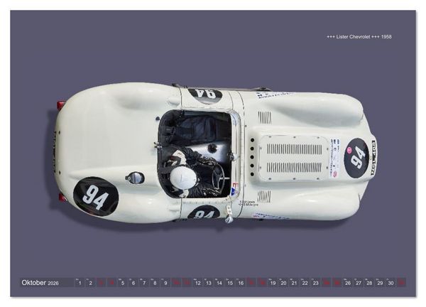Produktbild: Two-Seater Racing Cars 1950-1960 (Wandkalender 2026 DIN A3 quer), CALVENDO Monatskalender