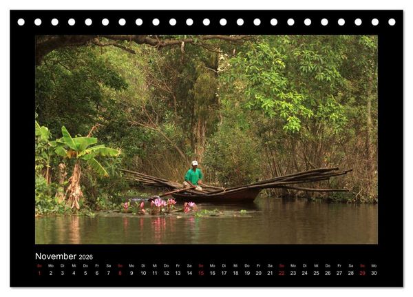 Produktbild: Unterwegs in Vietnam (Tischkalender 2026 DIN A5 quer), CALVENDO Monatskalender