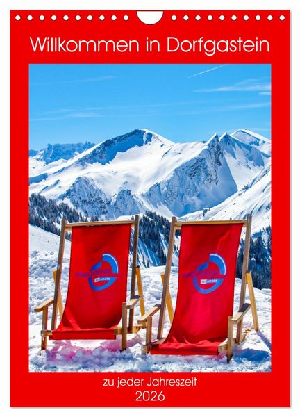 Produktbild: Willkommen in Dorfgastein (Wandkalender 2026 DIN A4 hoch), CALVENDO Monatskalender
