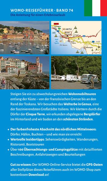 Produktbild: Entdeckertouren mit dem Wohnmobil Ligurien