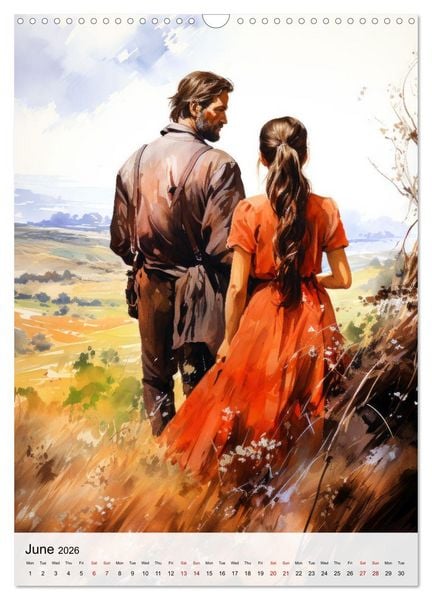 Produktbild: Novel Canvas (Wall Calendar 2026 DIN A3 portrait), CALVENDO 12 Month Wall Calendar