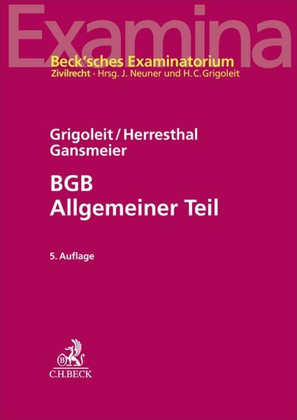 Produktbild: BGB Allgemeiner Teil
