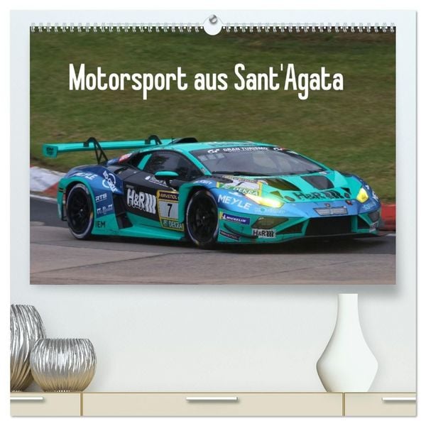 Produktbild: Motorsport aus Sant&rsquo;Agata (hochwertiger Premium Wandkalender 2027 DIN A2 quer), Kunstdruck in Hochglanz