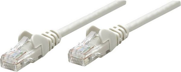 Produktbild: Intellinet 334129 RJ45 Patchkabel CAT 6 U/UTP 3.00 m Grau 1 St.