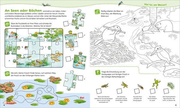 WAS IST WAS Junior Mitmach-Heft Natur entdecken