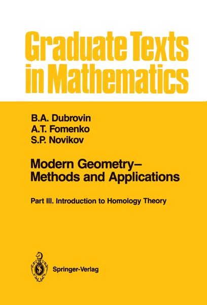 Produktbild: Modern Geometry&mdash;Methods and Applications