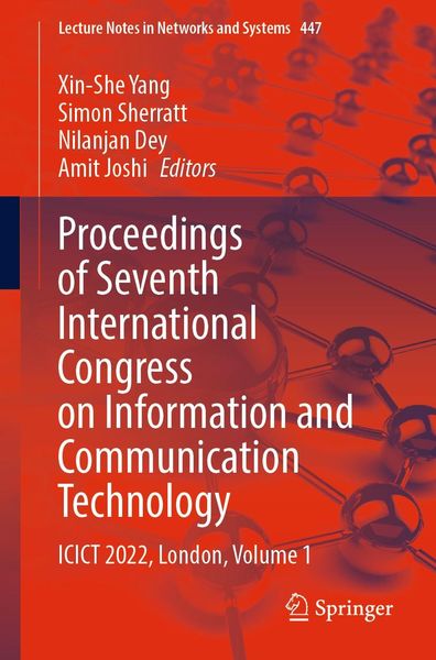 Produktbild: Proceedings of Seventh International Congress on Information and Communication Technology