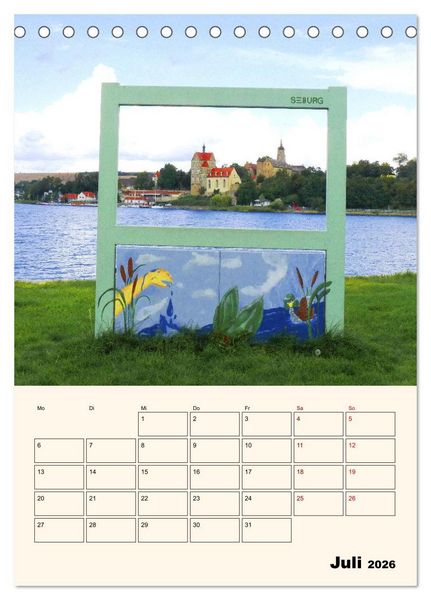 Produktbild: Sch&ouml;nes Sachsen-Anhalt (Tischkalender 2026 DIN A5 hoch), CALVENDO Monatskalender