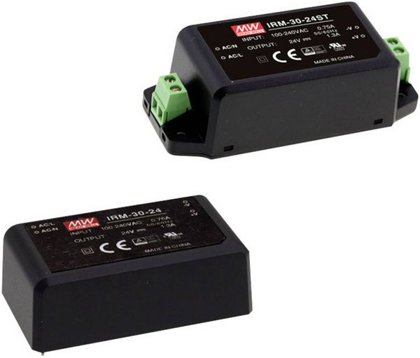 Mean Well MW IRM-30-12ST AC/DC-Printnetzteil 12V 2500mA 30W
