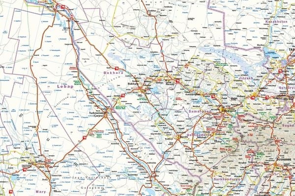 Produktbild: Reise Know-How Landkarte Seidenstra&szlig;e / Silk Road (1:2&nbsp;000&nbsp;000): Durch Zentralasien nach China / To China through Central Asia