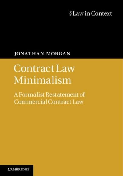 Produktbild: Contract Law Minimalism